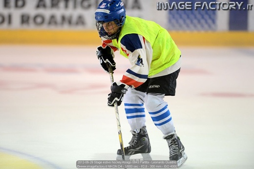 2012-06-29 Stage estivo hockey Asiago 0643 Partita - Leonardo Quadrio